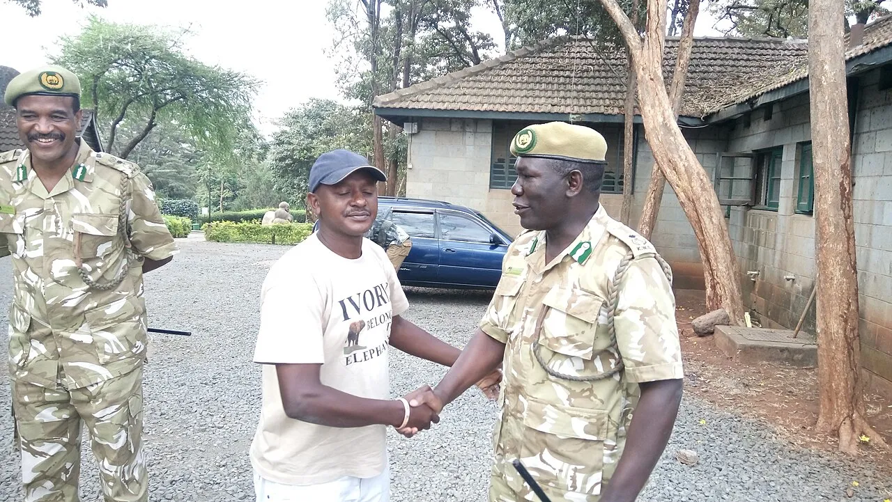 kenyan elephant conservationist jim nyamu who walked across east africa for elephants