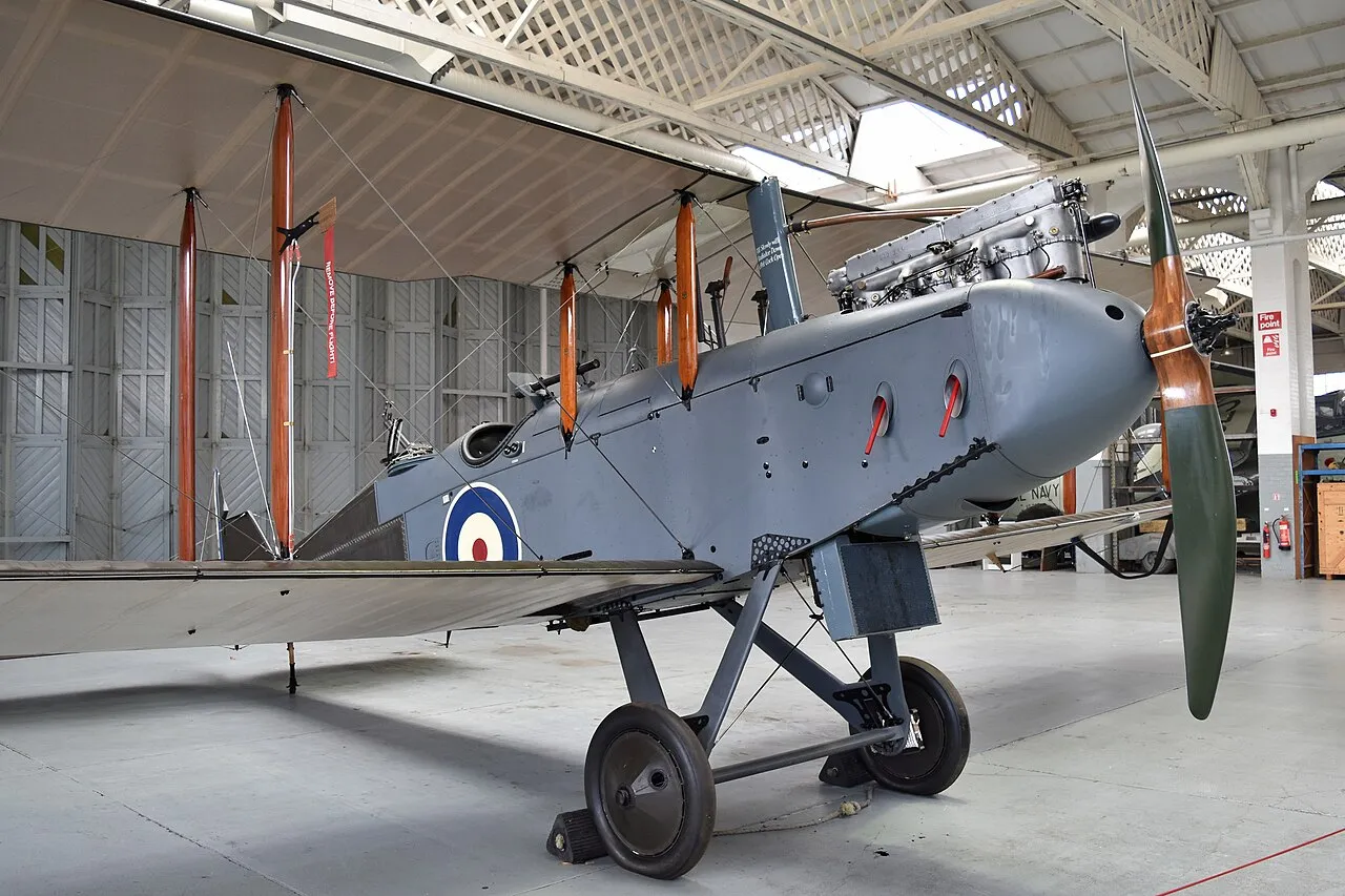 c/n 21414. Built in 1917, this beautiful DH9 was one of a pair recovered from an elephant shed in India. In the more than capable hands of Aero Vintage / Retrotech, the first machine was restored for the Imperial War Museum and is on static display in Duxfords 'AirSpace' hangar. This second machine has now been restored to a stunning and airworthy condition which will hopefully soon see her back in the air. This will be a truly amazing site! Her first public appearance (static, of course) was at